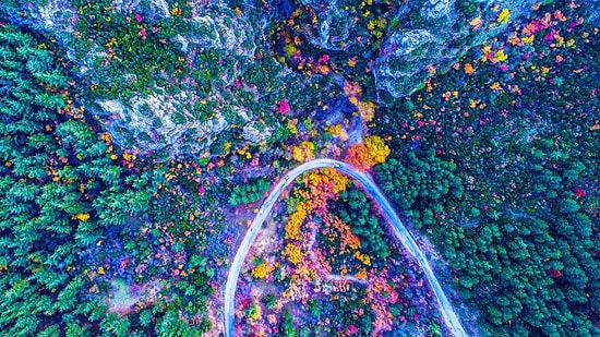 Spil Dağı Milli Parkı Sonbahar Güzelliğiyle Büyüledi!