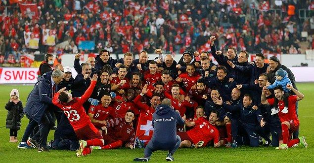 Bu sonuçların ardından İsviçre grubu 18 puanla lider tamamlayarak Katar'da düzenlenecek Dünya Kupası için yerini ayırttı.