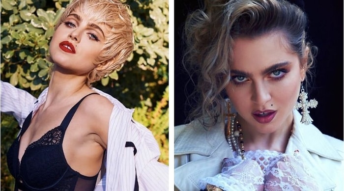 Молодая актриса воплощает Мадонну, чтобы получить роль в ее биографическом фильме