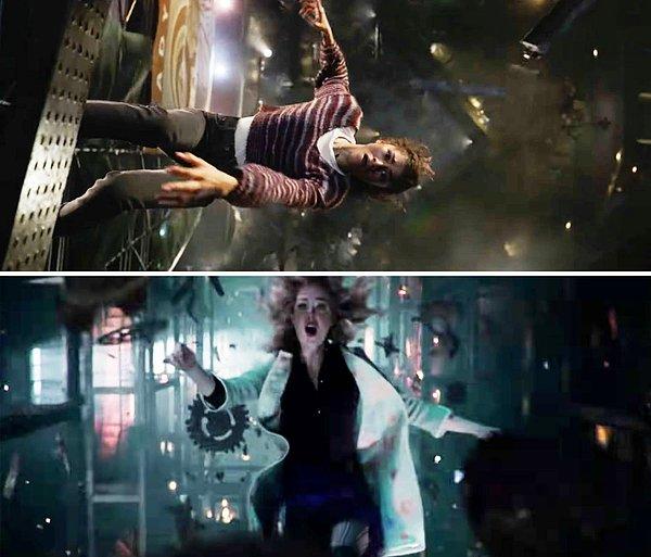14. Fragmanın sonunda MJ'i yüksek bir binadan düşerken görüyoruz. Hatırlatmak gerekirse sahne tıpkı 'The Amazing Spider-Man 2'de Gwen'in düşüp öldüğü sahneye benziyor.