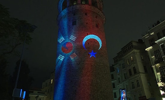 Kore Kültür Merkezi 10.Yılını Galata Kulesi'nde Video Mapping Gösterisi Yaparak Kutladı!