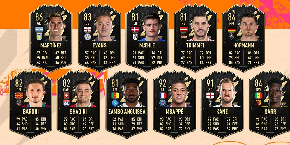 Burak Yılmaz ve Mbappe'nin Dahil Olduğu Haftanın Takımı, FIFA 22'ye Geldi!