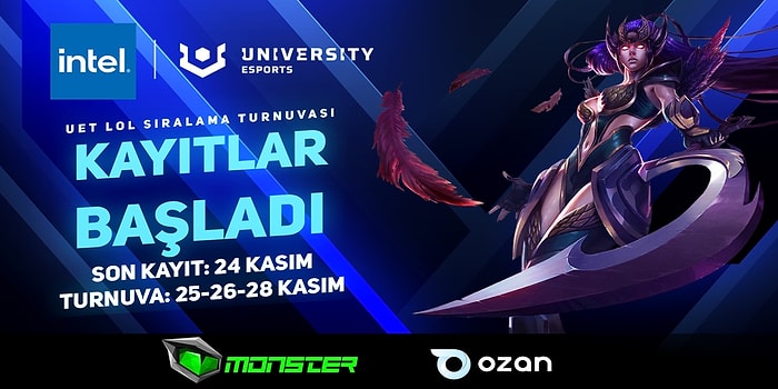 Intel University Esports Turkey'de Yeni Sezon 100'den Fazla Üniversiteden Öğrencilerin Katılımlarıyla Başlıyor