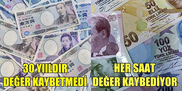 AKP'li Trollerin ve Vekillerin Dilinden Düşürmediği Japon Yeni ve Türk Lirası Arasındaki Farklar