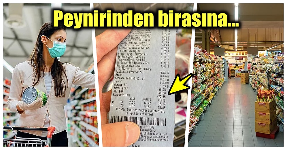 Almanya'da 30 Euroya Marketi Silip Süpüren Sosyal Medya Kullanıcısının Hayatımızdan Soğutan Paylaşımı