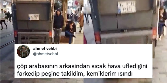 Sıcak Hava Üflediği İçin Çöp Kamyonunun Peşine Takılan Ucuz Yaşam Rehberi Ahmet Vehbi'ye Gelen Tepkiler