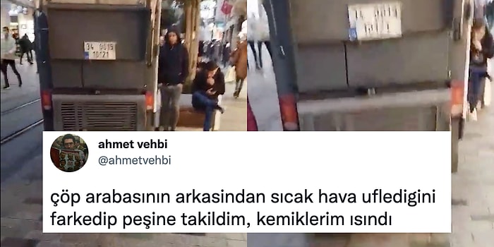 Sıcak Hava Üflediği İçin Çöp Kamyonunun Peşine Takılan Ucuz Yaşam Rehberi Ahmet Vehbi'ye Gelen Tepkiler