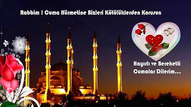 Dünyada bir olan sende bin olsun, kainatta damla olan sende okyanus olsun. El açıp dua etiğin her şey bugün kabul olsun, amin! "Hayırlı Cumalar" dilerim.