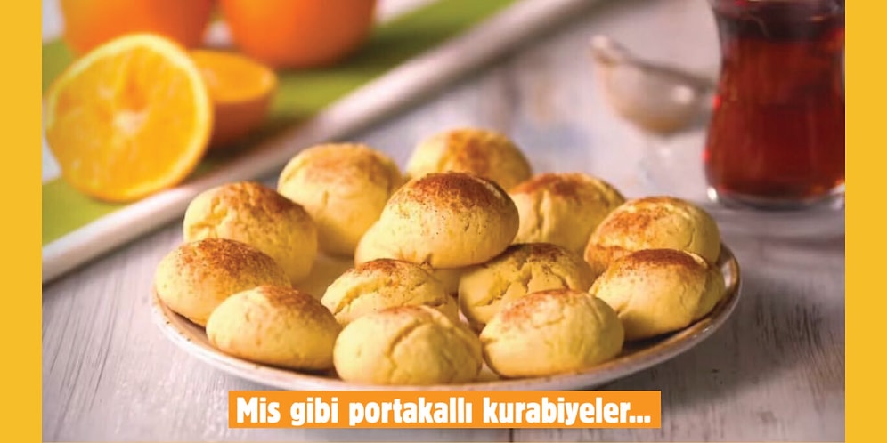 Evinizi Portakal Kokusuyla Dolduracak Lezzetli Portakallı Kurabiyeler Yapmak İster misiniz?