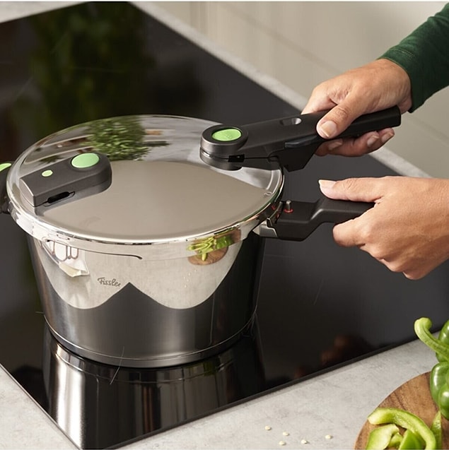 Asla patlamayan Fissler Vitaquick Green düdüklü tencere