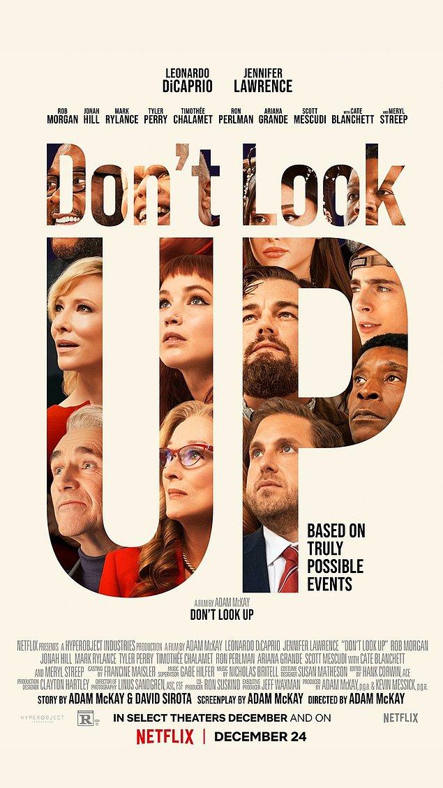 4. Don’t Look Up filminden bir poster yayınlandı.