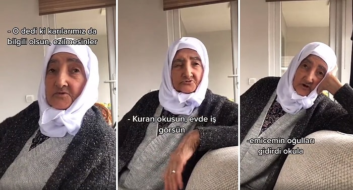 Neden Okula Gidemediğini Anlatan Nine: 'Kız Çocuğunun Okulda Ne İşi Var, Kur'an Okusun Evde İş Görsün'