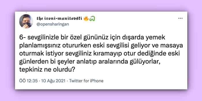 Medeniyet Tartışması: Sevgilinizin / Eşinizin Eski Sevgilisiyle En Fazla Ne Kadar İleri Gidebilirsiniz?