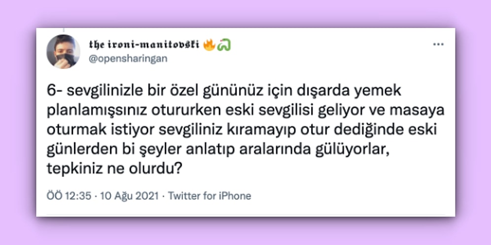 Medeniyet Tartışması: Sevgilinizin / Eşinizin Eski Sevgilisiyle En Fazla Ne Kadar İleri Gidebilirsiniz?