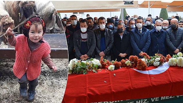 8.  Mersin'in Gülnar ilçesinde 10 Kasım'da kaybolan ve dün cansız bedeni bulunan 3 yaşındaki minik Müslüme bugün toprağa verildi.