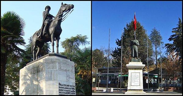 6. Bursa Anıtı ve Çorum Atatürk Heykeli (Sanatçılar sırasıyla: Nijad Sirel, Mahir Tomruk ve Kenan Ali Yontuç, 1931)