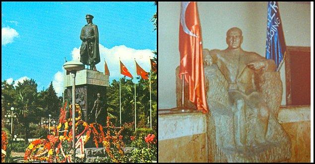 16. Nazilli Anıtı ve Ankara Sümerbank Heykeli (Sanatçılar sırasıyla: Zühtü Müridoğlu, Ali Hadi Bara ve Heinrich Krippel, 1938)