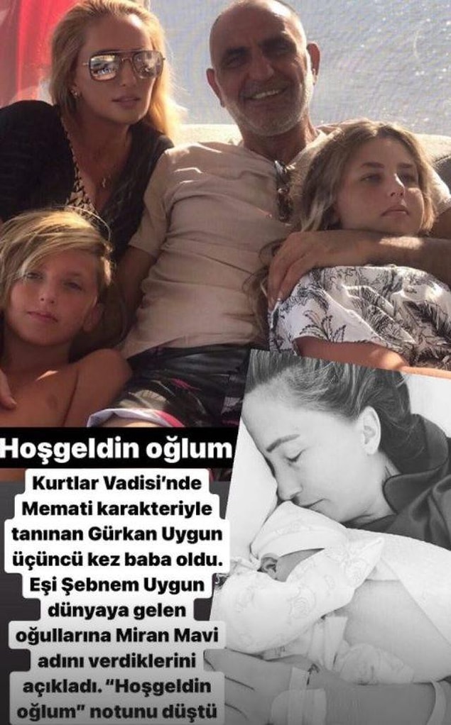 Gürkan Uygun'un Üçüncü Çocuğu Dünyaya Geldi!