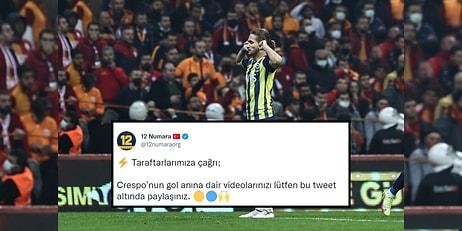 12 Numara'nın Çağrısına Cevap Vererek Crespo'nun Gol Anına Dair Görüntüler Paylaşan Fenerbahçeli Taraftarlar