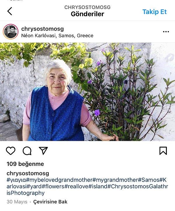 Ancak sosyal medya dedektifleri kısa sürede bu fotoğrafın Yunanistan'ın Samos adasında yaşayan bir kadına ait olduğunu buluyor.