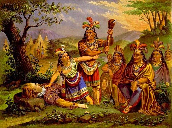 19. yüzyılda ressam John Gadsby Chapman, Pocahontas'ı Hıristiyan vaftizinde tasvir eden ünlü bir sanat eseri yarattı. Ve 20. yüzyılın sonlarında, gişe rekorları kıran bir Disney filmi, Pocahontas'ı yaşının ötesinde bilge olan özgür ruhlu bir Kızılderili "prenses" olarak tasvir etti.