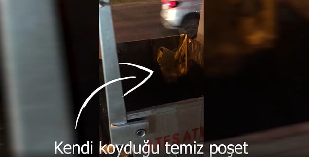 Jahrein o kadının taktiğini de ifşa etti. Temiz poşetin içinden altığı ekmeği yiyerek çöpten bulduğu ekmeği yiyormuş gibi gözüken kadının farklı farklı yerlerde aynı taktiği yaptığını dile getirdi.