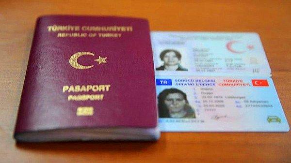 Ehliyet ve pasaport harçları,