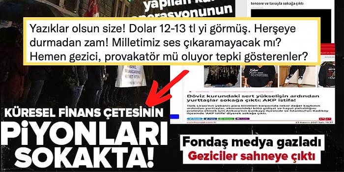 A Haber, Hükümet İstifa Sloganıyla Sokağa Çıkan Vatandaşları 'Piyon' İlan Etti