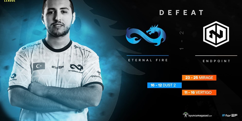 Eternal Fire, EPL Conference S15'e Kötü Bir Başlangıç Yaparak Kaybedenler Aşamasına Düştü!