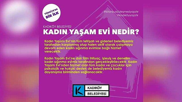 Kadıköy Belediyesi tarafından hayata geçirilen ve Ağustos 2020’de tanıtımı yapılan Kadın Yaşam Evi’nin hizmet vermek için Aile ve Sosyal Hizmetler Bakanlığı’ndan beklediği ruhsat çıktı.