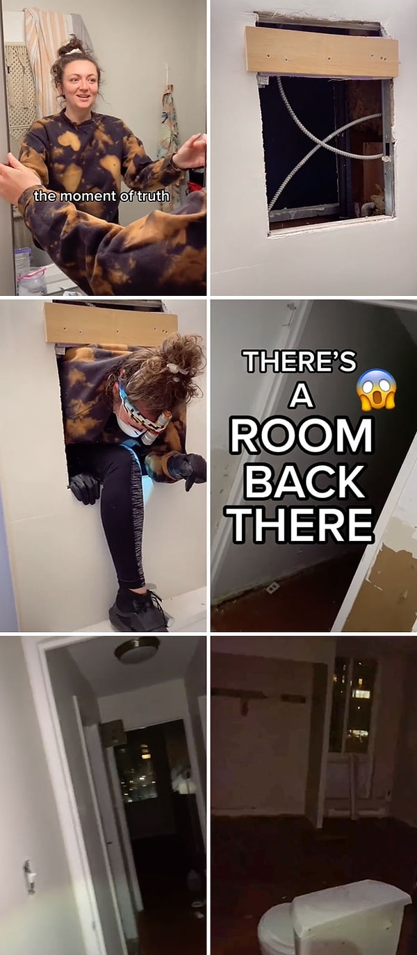 14. Женщина из Нью-Йорка почувствовала таинственный воздушный поток, исходящий из зеркала в ванной, но обнаружила за ним скрытую квартиру