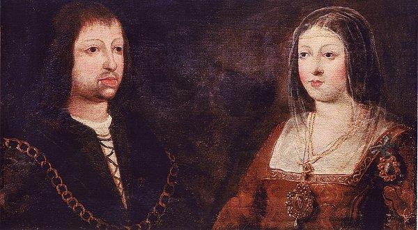 1492 yılında Aragon Kralı Ferdinand ile Kastulya Kraliçesi Isabel hükümdarlıklarını birleştirir ve bir kararname yayınlar.