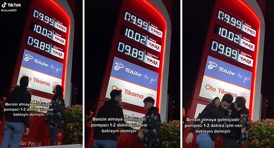 Ona Zam, Buna Zam... Yakıt İstasyonunda Tabeladaki Zam Artışına Denk Gelen Gençlerin Moralleri Bozuldu