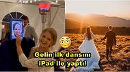 Yeni Nesil Düğün: Gıda Zehirlenmesi Yaşadığı İçin Kendi Düğününe Gelemeyen ve iPad ile Katılan Damat