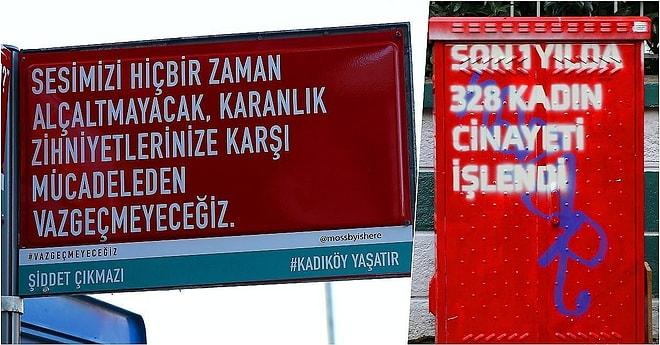 Kadına Yönelik Şiddete Karşı Mücadele Günü İçin Kadıköy Belediyesi ve Mossby'nin Hazırladığı Şahane Proje!