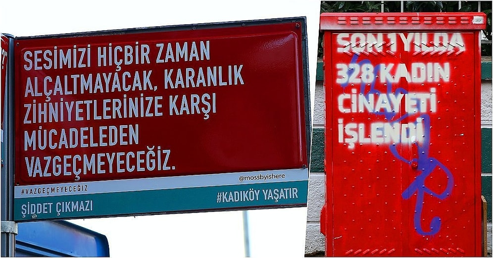 Kadına Yönelik Şiddete Karşı Mücadele Günü İçin Kadıköy Belediyesi ve Mossby'nin Hazırladığı Şahane Proje!