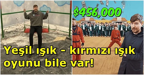 Çok Şükür Ölen Kalan Yok! Mr. Beast Adlı YouTuber, 456.000$'lık Ödüllü Squid Game Düzenledi