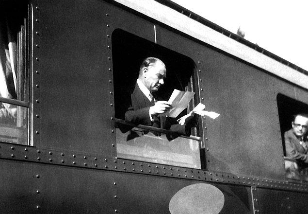 3. Atatürk'ün yurt gezilerinde (1935-1938) yılları arasında kullandığı trenin adı nedir?