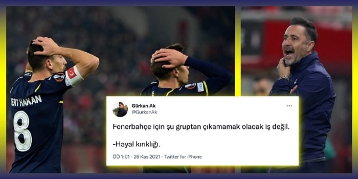 Son Dakikada Yıkıldık!  UEFA Avrupa Ligi'ne Veda Eden Fenerbahçe Yoluna Konferans Ligi'nde Devam Edecek