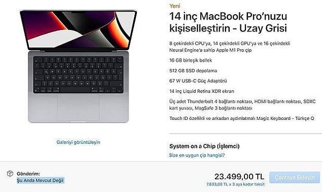 Son döviz kuru ve TL'nin sürekli değer kaybetmesi ile geçtiğimiz günlerde Türkiye satışlarını durduran Apple Store, bugün güncellenen fiyatları ile tekrardan açıldı.