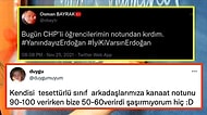 CHP'li Öğrencilerinin Notundan Kırdığını Söyleyerek Cumhurbaşkanı Erdoğan’a Destek Veren Öğretmen Gündemde!