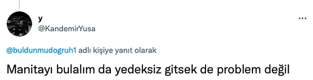 Evet biz de bir şey eksik diyorduk... Doğru bildiniz manita 😅