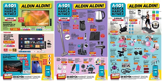 2 Aralık 2021 A101 Aldın Aldın Kataloğu
