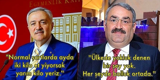 Halk Günden Güne Fakirleşirken Son Zamanlarda Yaptıkları Açıklamalarla Sabırları Zorlayan AKP'liler