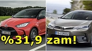 Araç Fiyatları da Kur Artışından Nasibini Aldı! Toyota, Araçlarına %30 Üzerinde Zam Yaptı