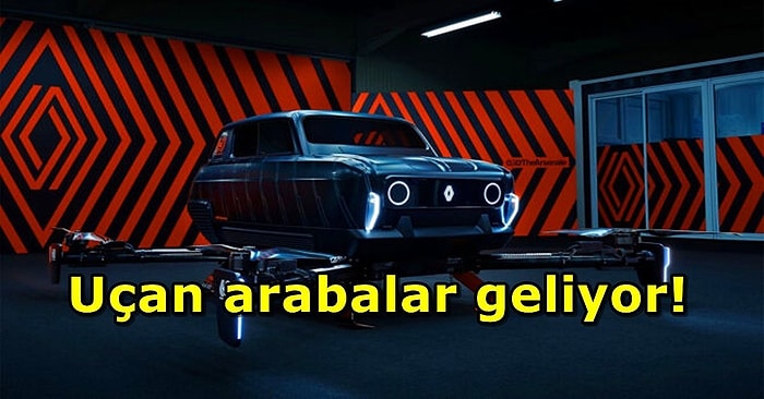 Sonunda Biri Başardı! Renault, Efsane Aracı 4'ü Uçan Araba Olarak Yeniden Tasarladı