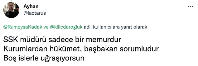 Gelen diğer tepkiler de şu şekildeydi 👇