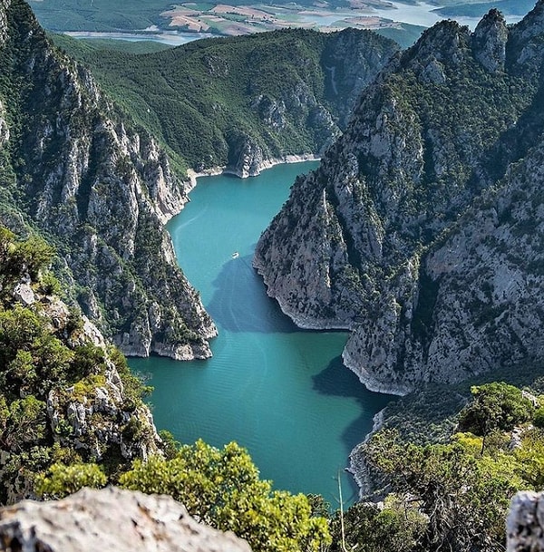 30. Kızılırmak'ın en dar ve en uzun geçidi Şahinkaya Kanyonu...