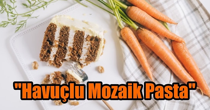 Hep Aynı Tatlılardan Sıkılanlar Burada mı? Lezzetiyle Damak Çatlatan Pratik Havuçlu Mozaik Pasta Tarifi