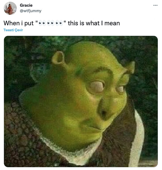 11. "👀👀👀 emojisi gönderdiğim zaman kastettiğim"